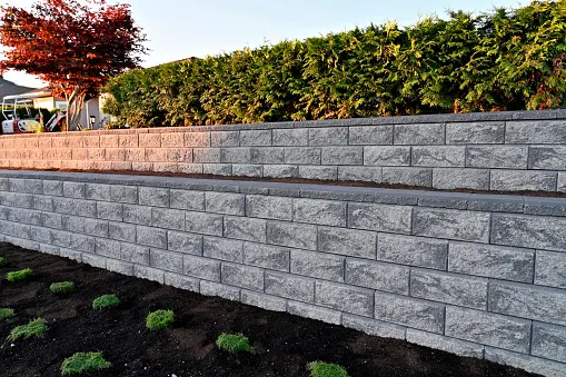 Grey Concrete Sleeper Retaining Wall | Retaining Wall Supplies Melbourne