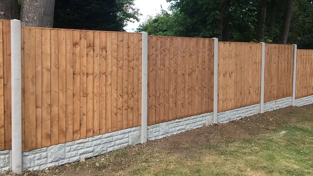 Under Fence Plinth and Timber Fence Installation | Retaining Wall Supplies Melbourne