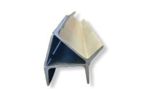45 Corner Galvanised Steel Corner Joiner Post (Fits 75-80mm)