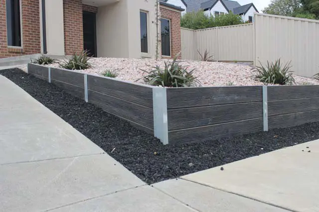 50MPA Range 80–120mm concrete sleepers for retaining walls