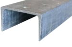 Galvanised steel H-beam post for retaining walls in Canberra ACT