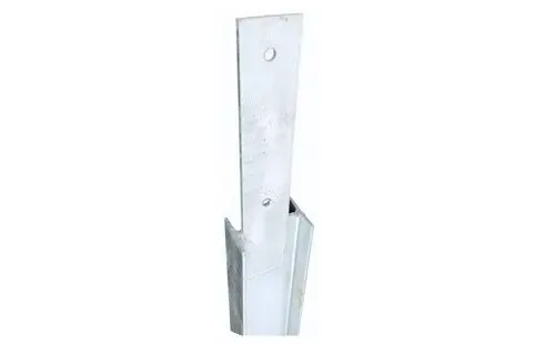 Galvanised Fence Brackets for Concrete Sleeper Retaining Walls in Brisbane and Queensland