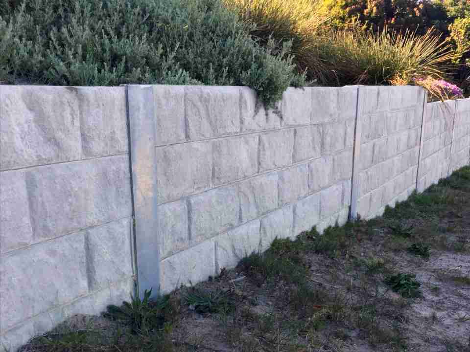 Premium Range 75–120mm concrete sleepers for retaining walls