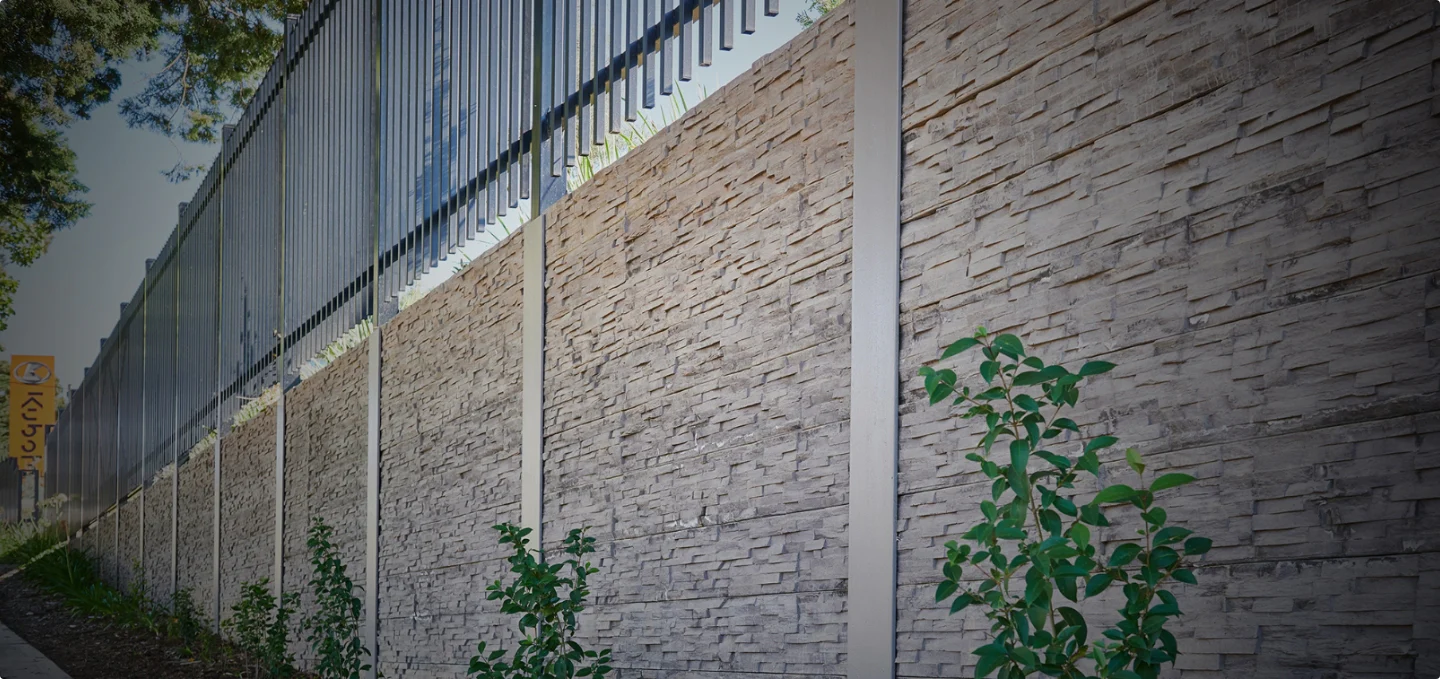 100 Standard Steel Series posts for concrete sleeper retaining walls