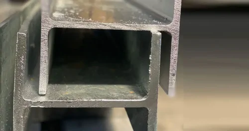 H Beam steel post for concrete sleeper retaining walls in Queensland