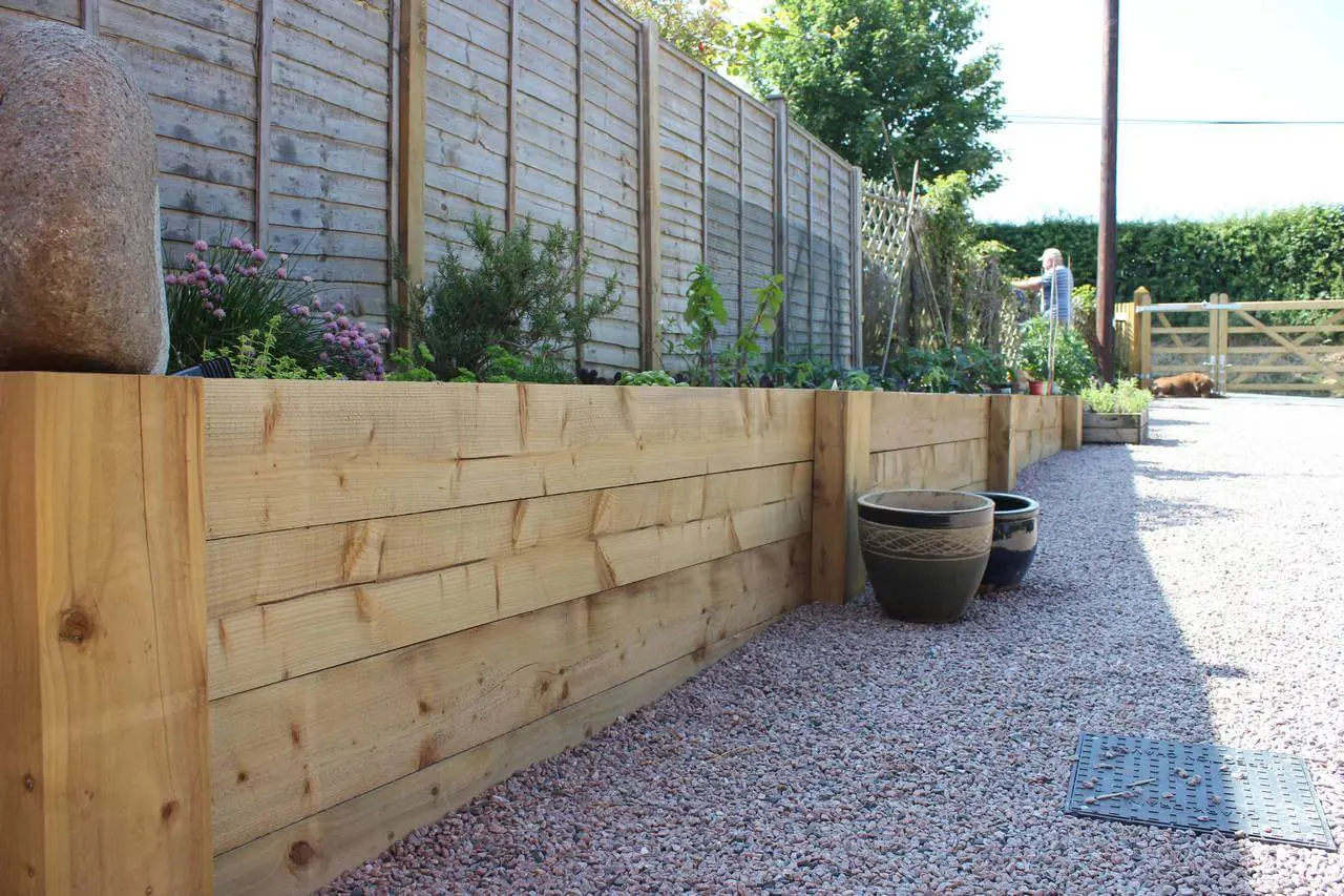 Timber Sleepers Retaining Wall – Durable Garden Solution | Retaining Wall Supplies