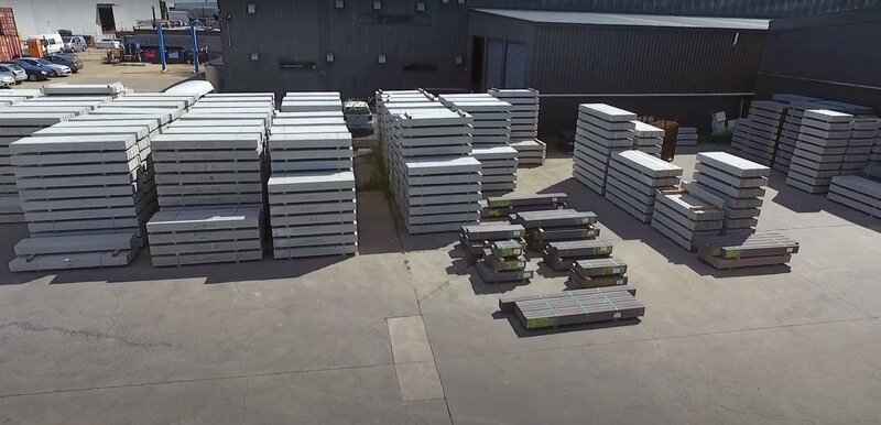 retaining wall supplies warehouse